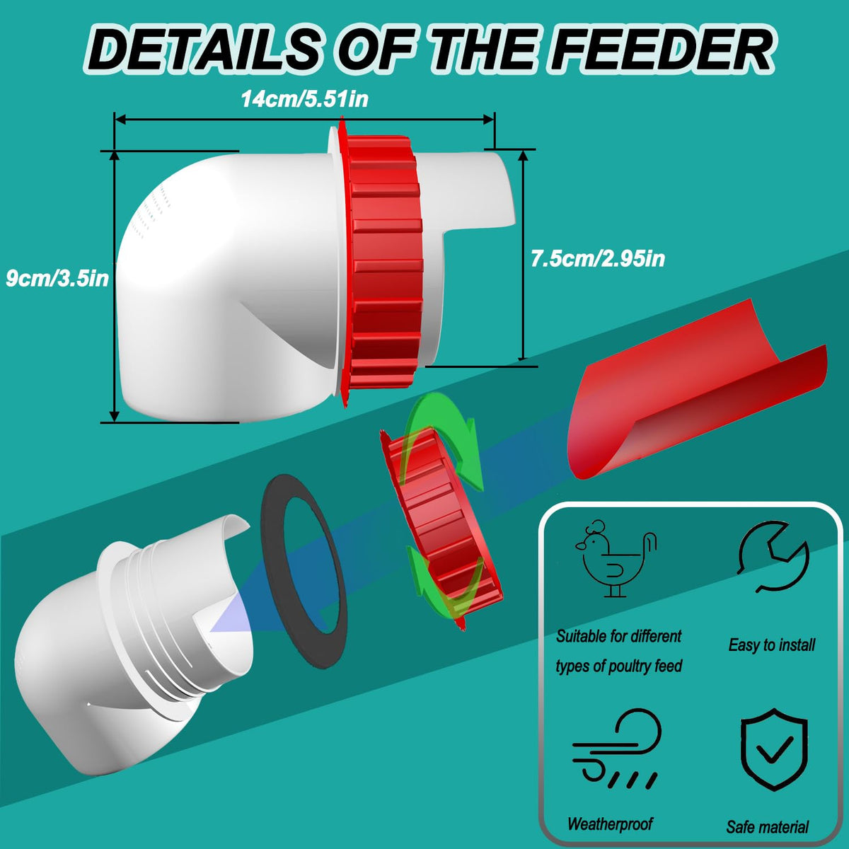 EBIUF easy DIY installation kit for bucket or barrel setup