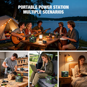 EBL 330W AC outlet supports multiple devices during trips and DIY projects.