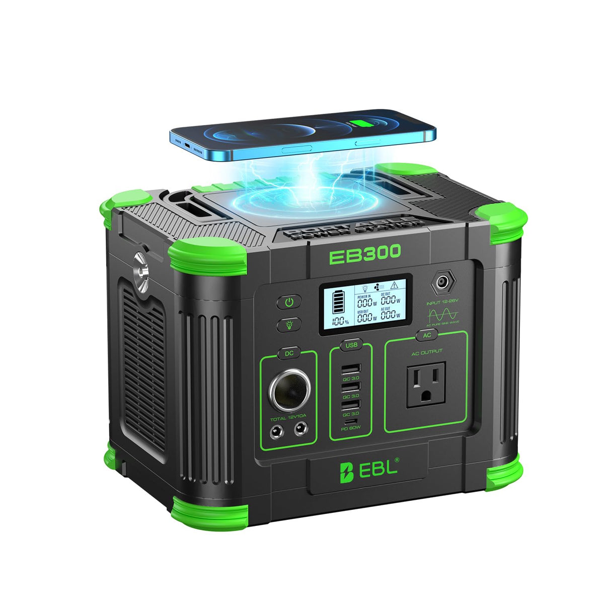 EBL portable power station safety features ensure safe operation on trips.