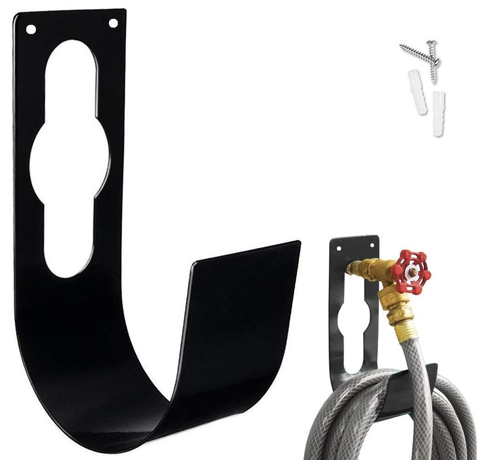Ebliiny garden hose holder wall mount keeps hoses organized and ready for quick outdoor watering.