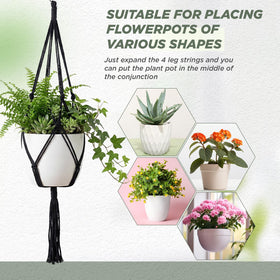 EBOOT indoor-outdoor plant holder suitable for balcony or garden.