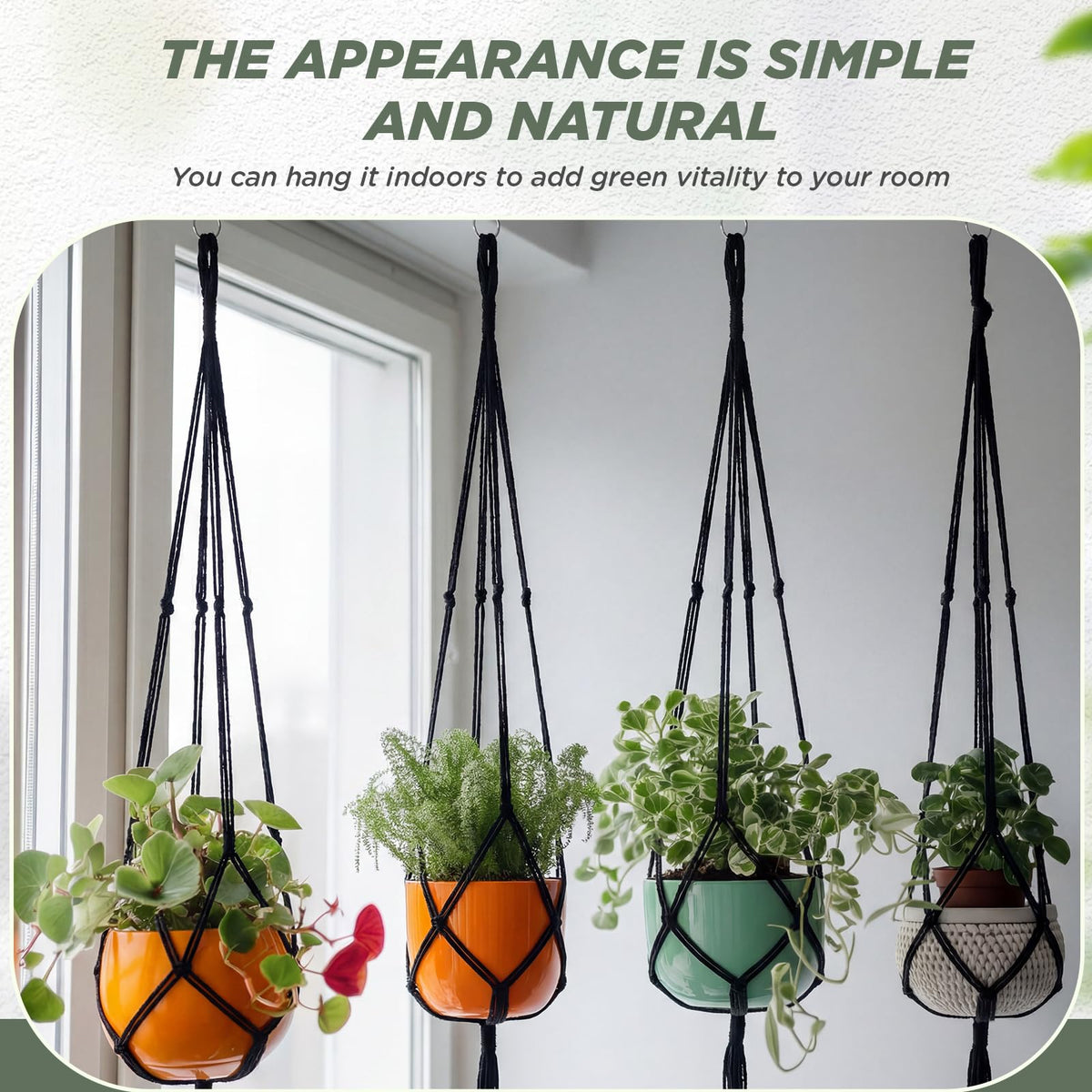 EBOOT retro-style plant holder blends with modern and traditional interiors.
