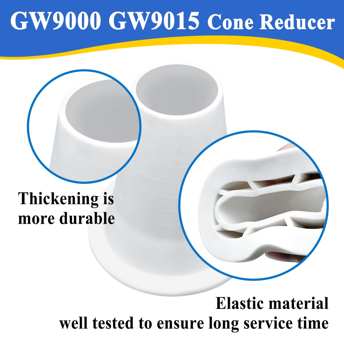 Ebrmeiwo cone reducer included in box for straightforward replacement