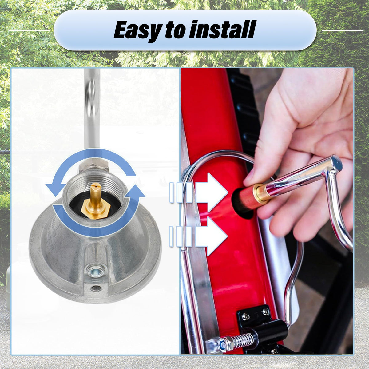 Low-pressure setup delivering up to 25,000 BTU/hr on Ebusin regulator