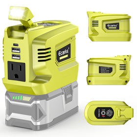 Ecarke 200W inverter compact power station keeps gear charged