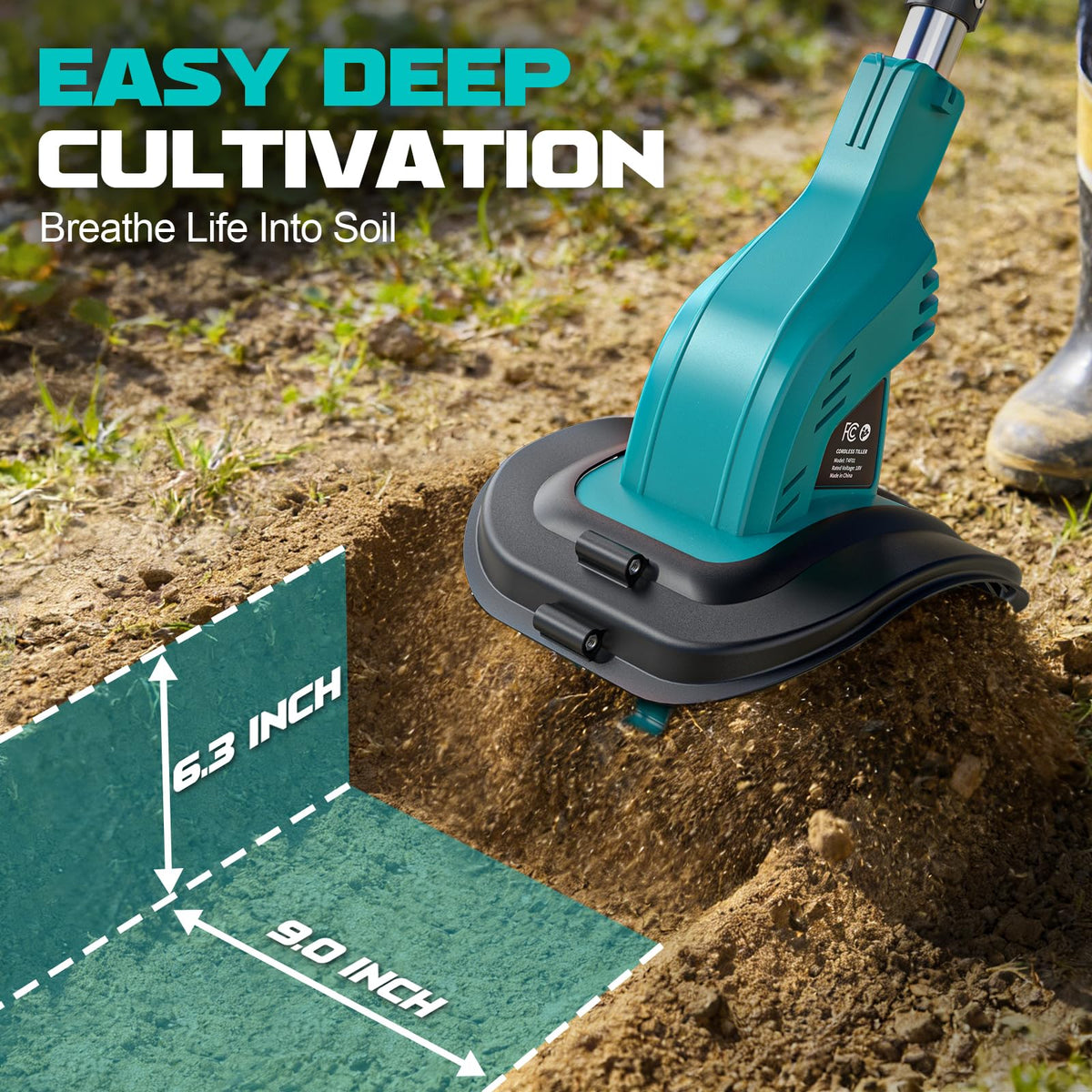 Ecarke 450 RPM brushless motor powering through soil