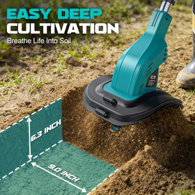 Ecarke 450 RPM brushless motor powering through soil