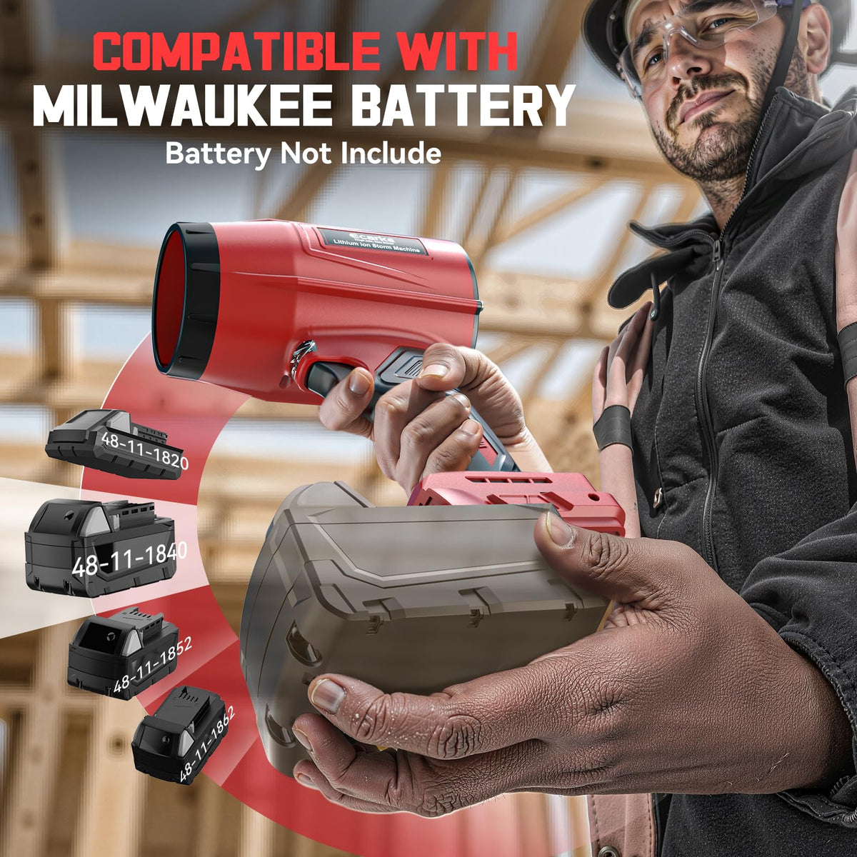 Ecarke variable speed trigger lets you adjust airflow precisely