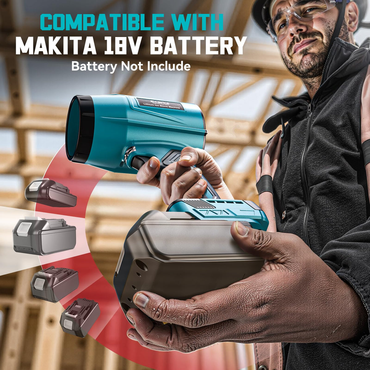 Ecarke variable speed trigger lets you control airflow precisely