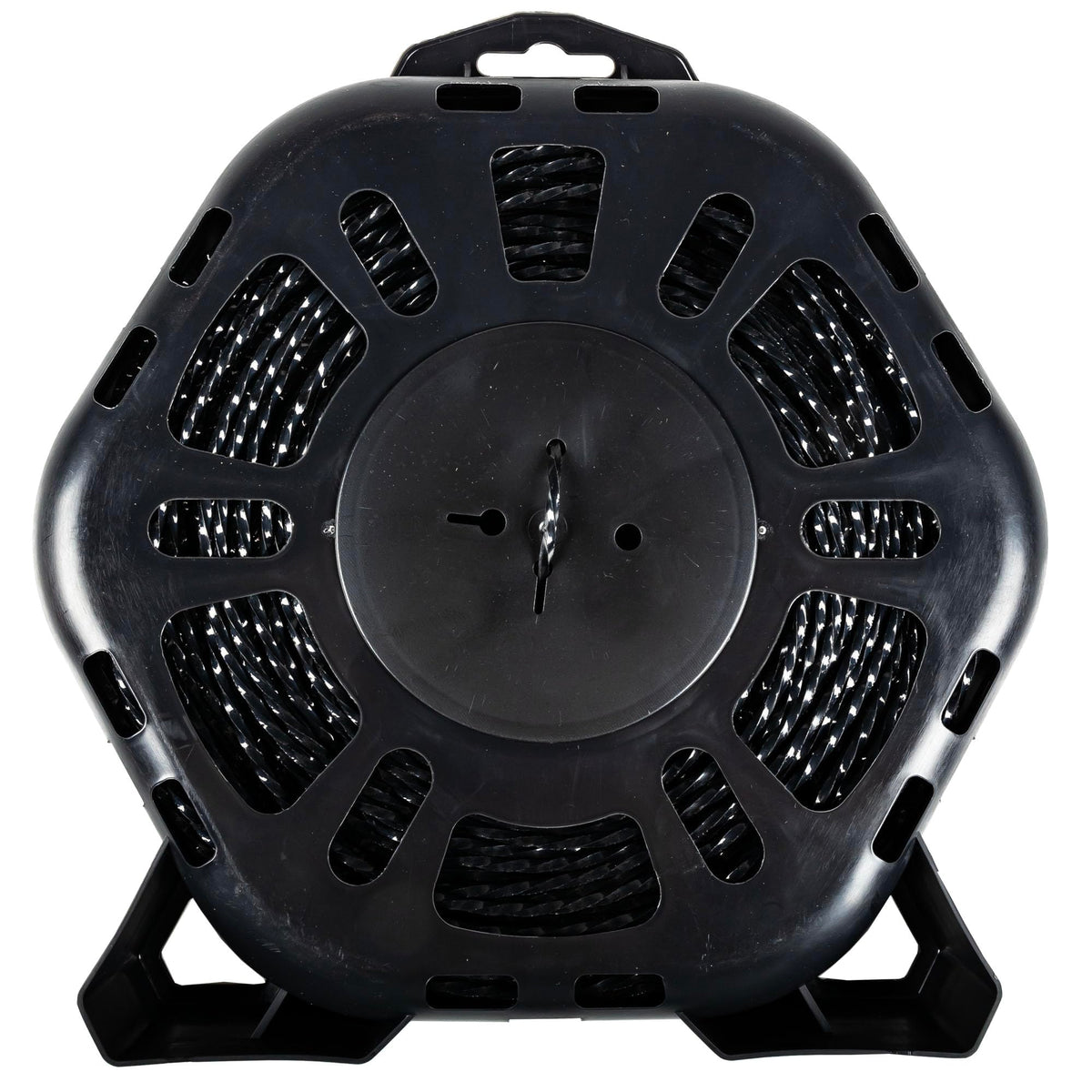 Echo donut spool provides consistent feed for quick replacements.