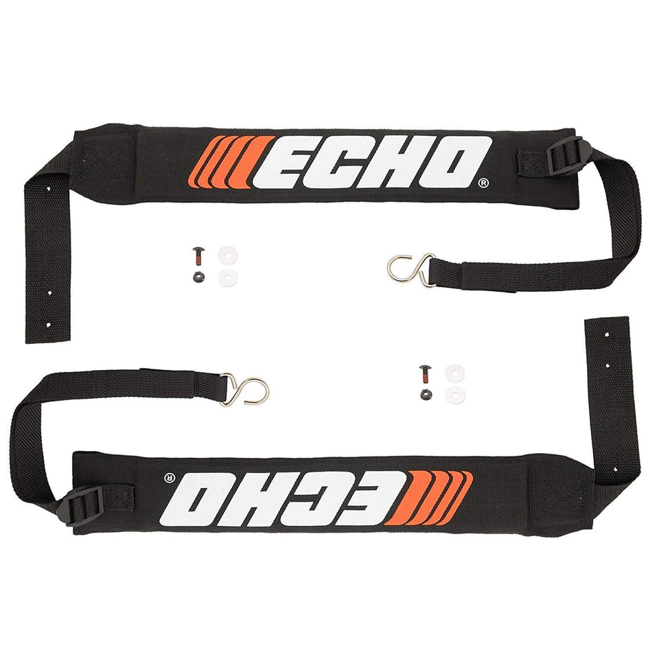 Echo C061000100 backpack straps—durable replacement harness for PB-series blowers, enables quick, secure fit.