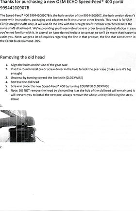 Genuine Echo replacement part offering reliable performance and fit