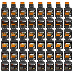 Echo oil bottle pour detail enables precise fueling.