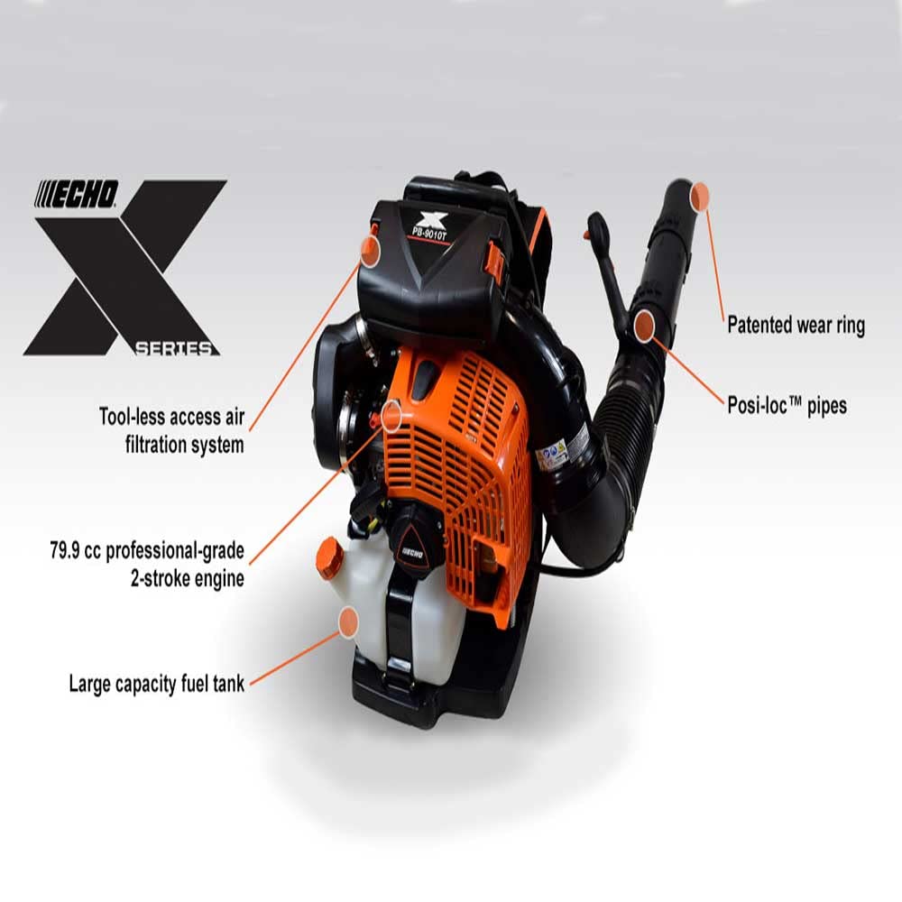 Echo PB-9010T 79.9cc engine provides dependable power
