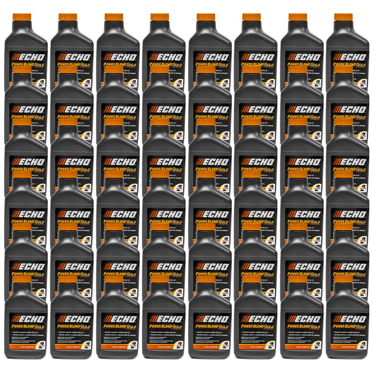 Echo Power Blend Gold 6450002G bottle for universal 2-cycle oil, reduces exhaust smoke.