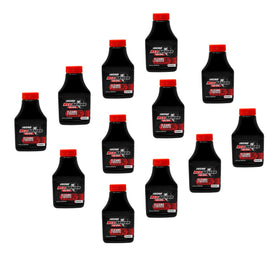 Echo Red Armor 2-stroke oil bottle for 50:1 mix, designed to reduce deposits.