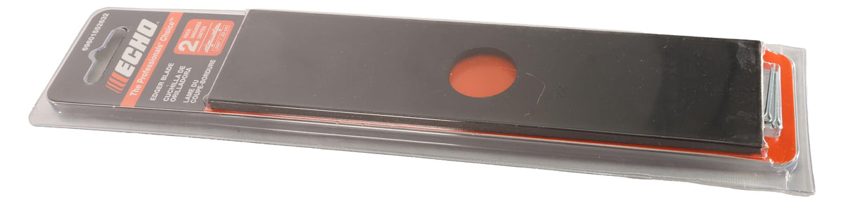 Factory packaging labeled with Echo Shindaiwa part number for genuine replacement blades