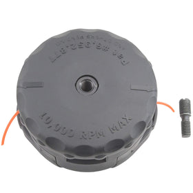 Echo Speed-Feed 400 trimmer head in use on GT-series, delivers reliable line feeding.