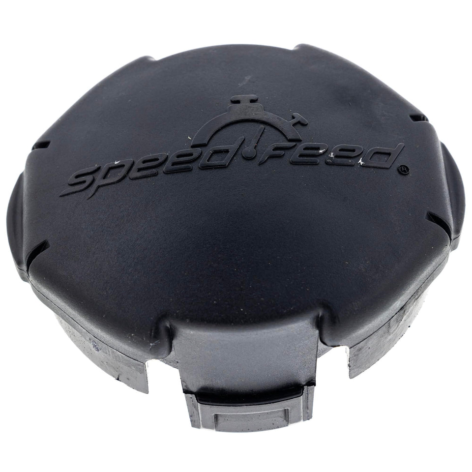 ECHO spool head cover X472000070 front view showing fit with Speed-Feed 400
