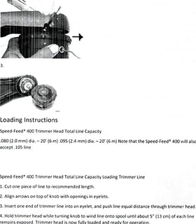 SRM compatibility list with Echo Speed Feed 400 head