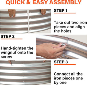 Packaging and assembly demo of Eclaron fire pit ring for quick setup