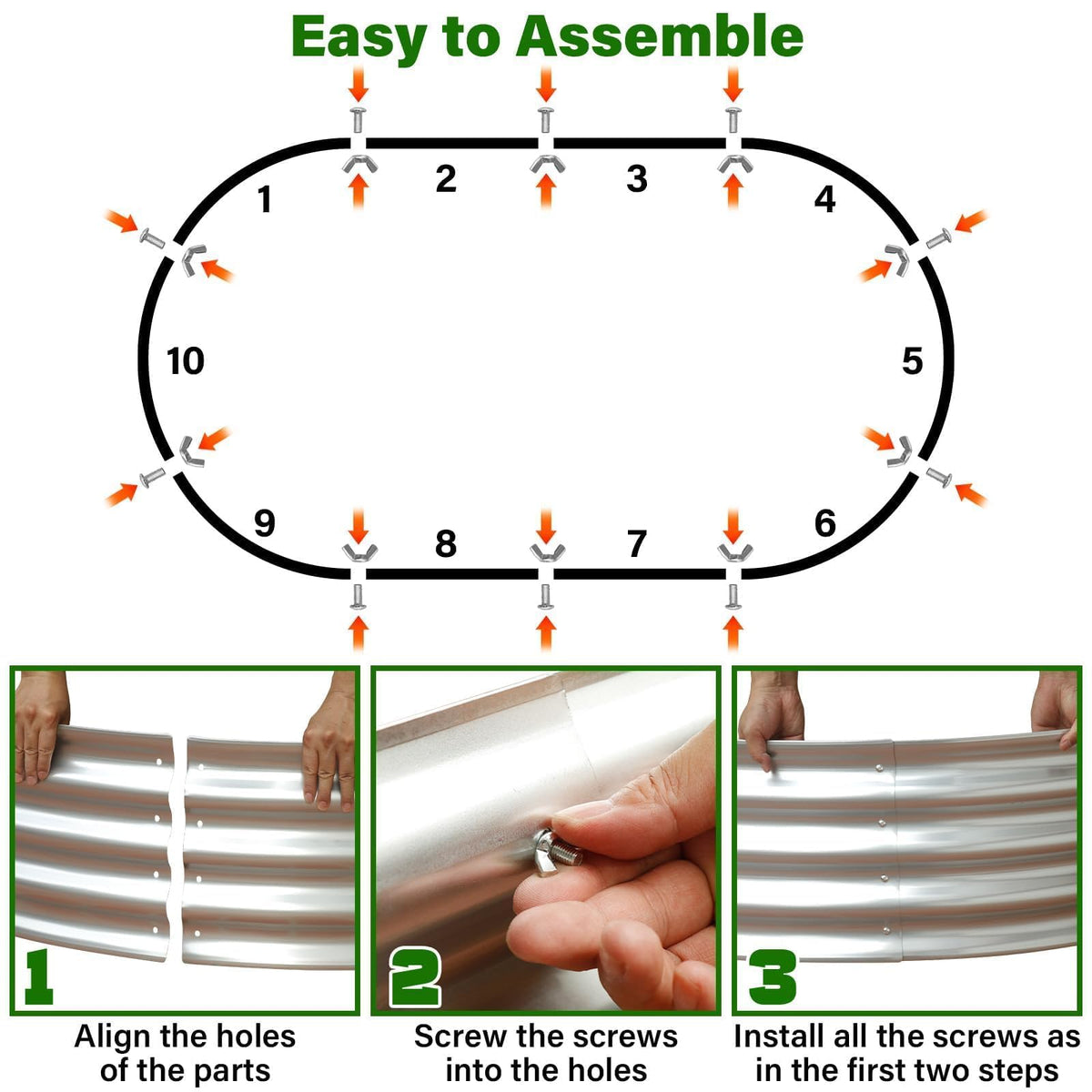Eclaron safety edging provides smooth, safe borders for outdoor beds.