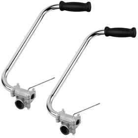 Ecmln weed eater handle with bracket clamp for easy attachment and control.