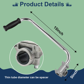 Ecmln ergonomic grip provides better back posture during trimming tasks.