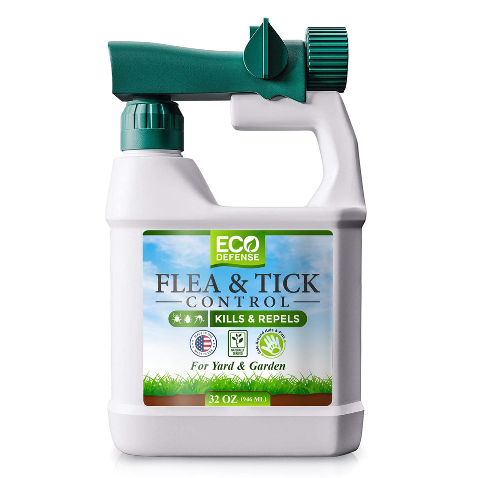 Eco Defense bottle-pour for quick outdoor pest spray application.