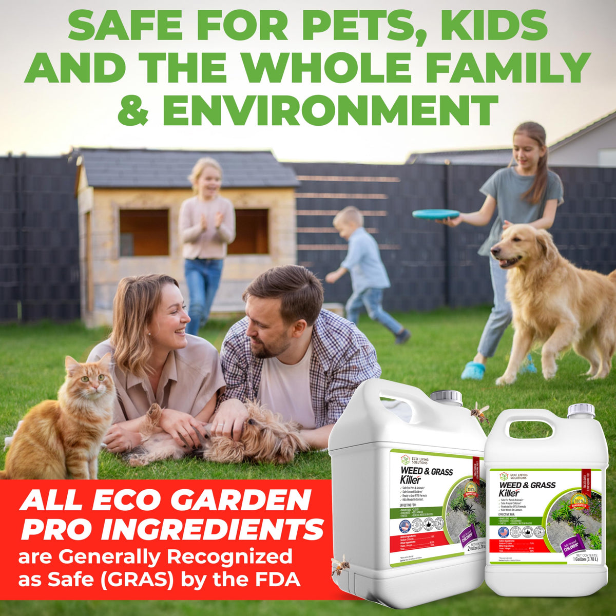 ECO Garden PRO RTU spray in action for fast weed control