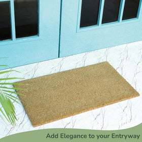 Eco Living mat features a 0.6-inch pile for comfortable footing.