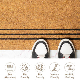 Eco Living Doormat showcases decorative prints to suit farmhouse and modern decors
