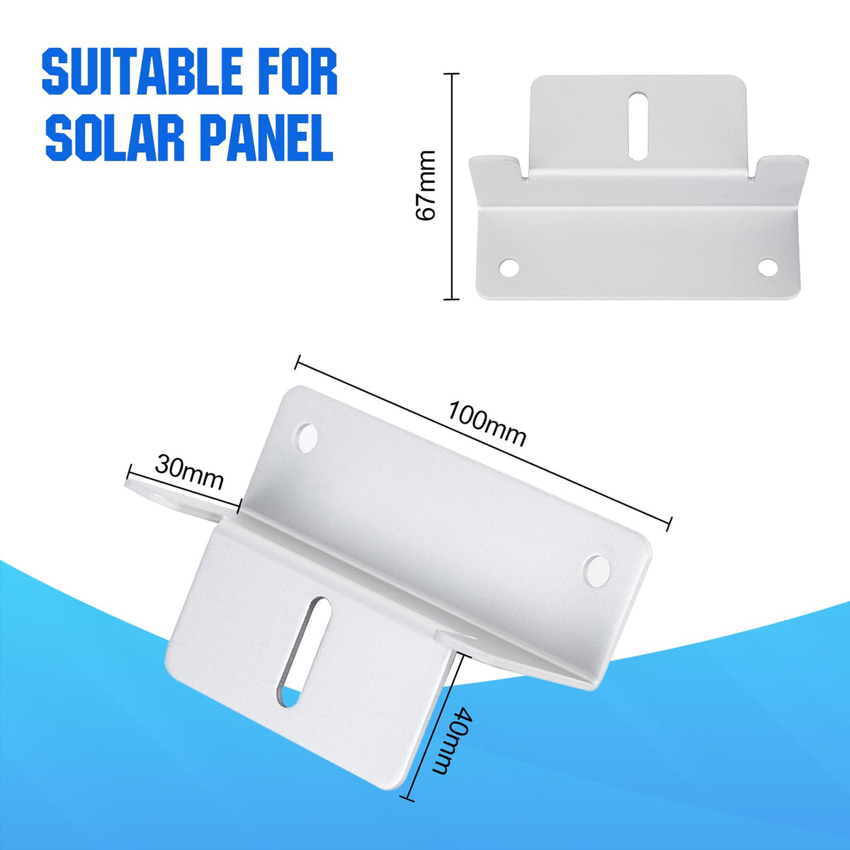 Eco-Worthy 16-unit mounting brackets kit for versatile installations.