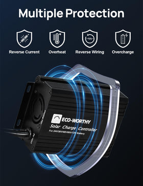 ECO-WORTHY includes overheating protection for reliable charging sessions.