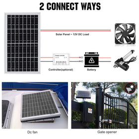 ECO-WORTHY aluminum frame demonstrates corrosion resistance for outdoor use.