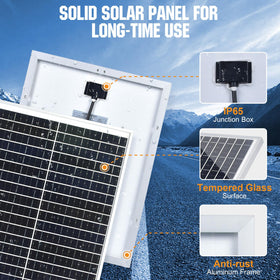 Eco-Worthy installation kit included with mounting hardware for easy setup