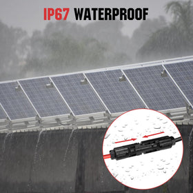ECO-WORTHY plug-and-play solar installation with pre-attached wires for quick setup