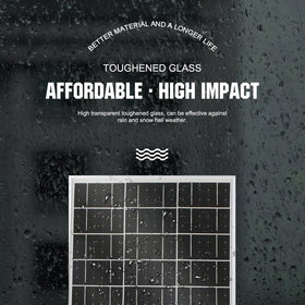 Eco-Worthy solar panel pre-drilled mounting holes simplify installation.