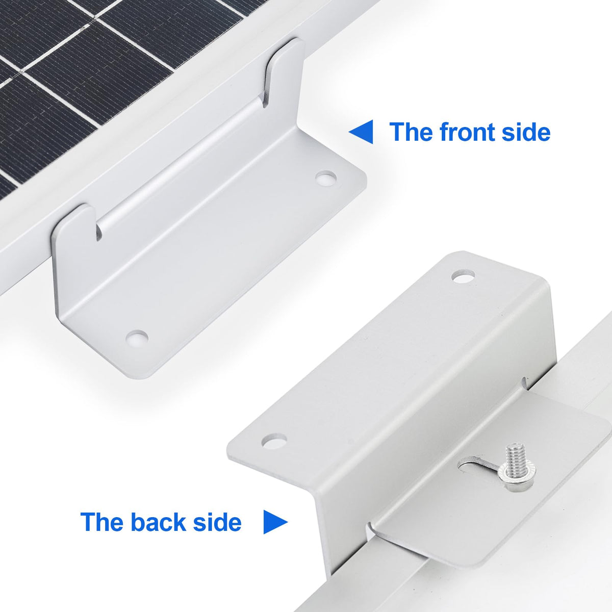 Eco-Worthy waterproof brackets enable secure roof mounting on uneven surfaces.