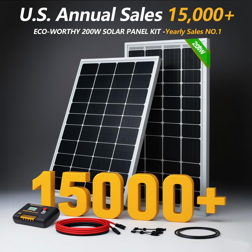 Eco-Worthy Z mounting brackets secure outdoor solar setups.
