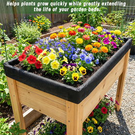 EcoBrisa multi-use liner — suitable for raised beds, pots, and hanging baskets