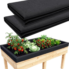 EcoBrisa raised bed liner 63x114 in for large veggie troughs with soil containment.