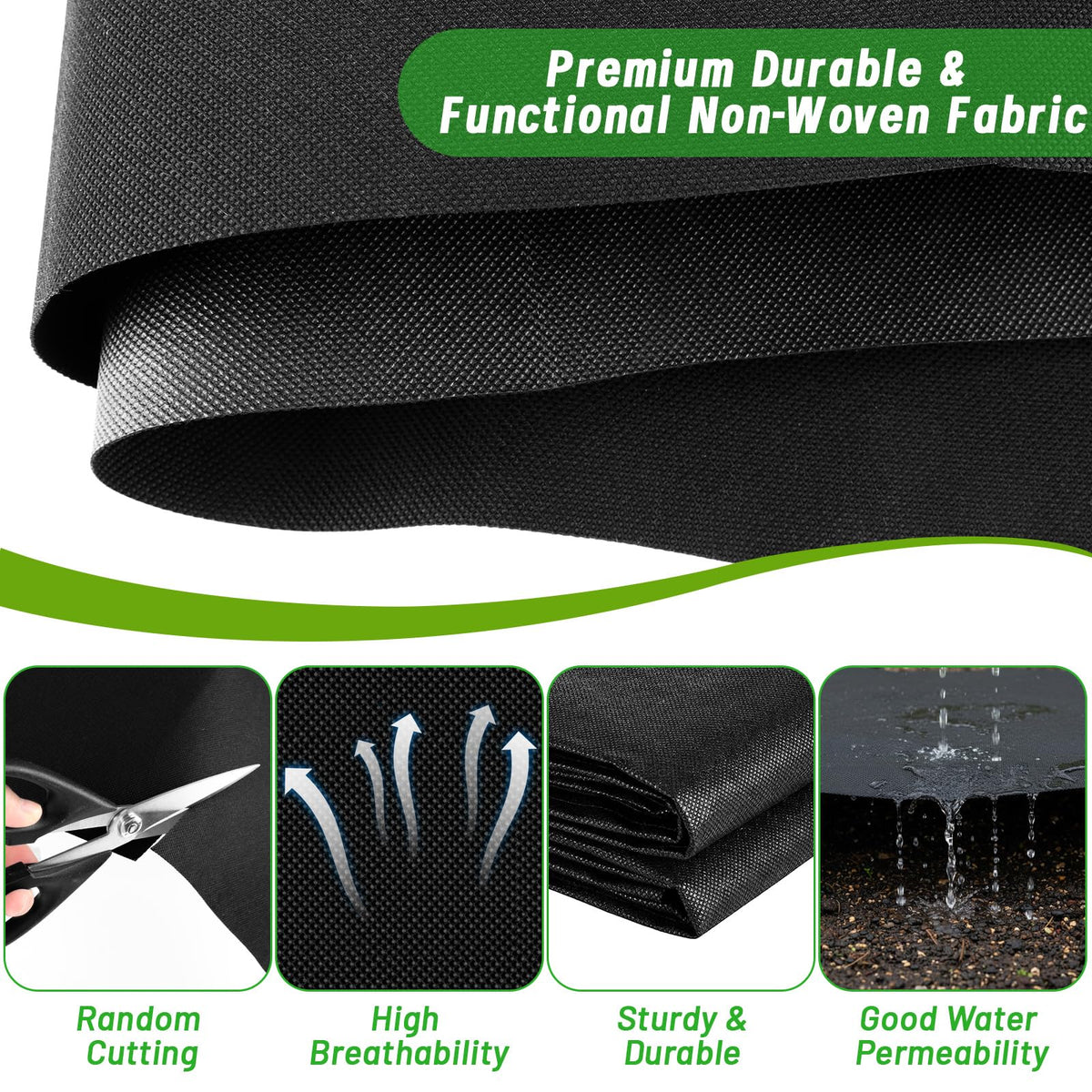 EcoBrisa reusable liner — foldable and storage-friendly between seasons