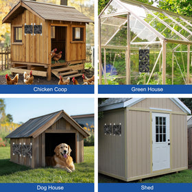 ecoCalm outdoor installation with IP44 weatherproof design for harsh conditions.