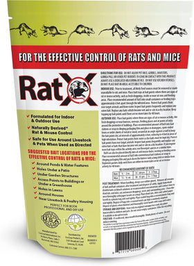 EcoClear RatX pellets closeup reveals granular texture for precise placement.