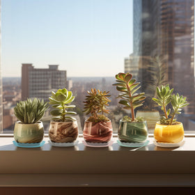 ECOESPTI durable PP plant tray 6in offers versatile indoor/outdoor use.