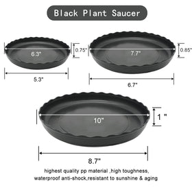 ECOESPTI indoor outdoor use saucer: ideal for homes and balconies