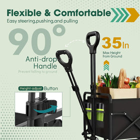 Ecogou wagon with 140L storage ideal for camping gear.