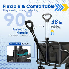 Ecogou Wagon waterproof oxford fabric keeps contents dry.