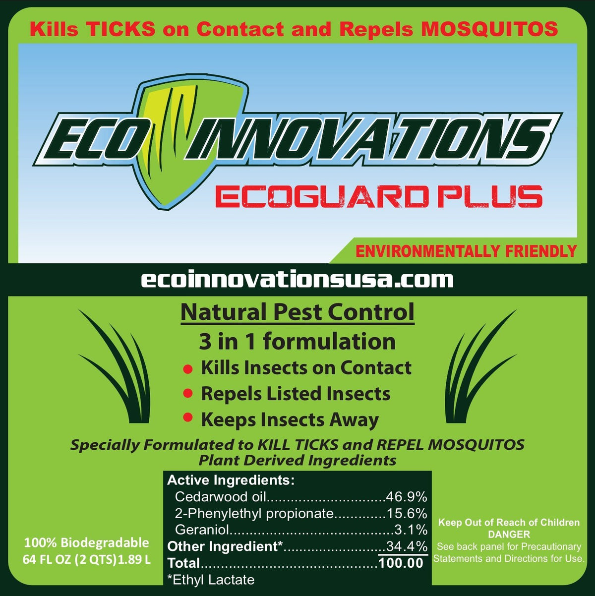 EcoGuard Plus ready on patio for evening outdoor gathering